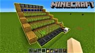 A Redstone automated crop farm (Image via YouTube)
